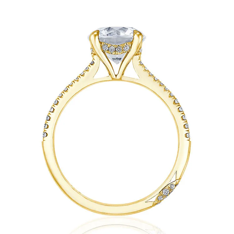 Tacori 18K Yellow Gold 1/2 Way Round Solitaire Engagement Ring HT2581RD65Y