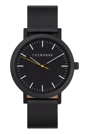 THE HORSE ORIGINAL WATCH - BLACK/YELLOW HAND