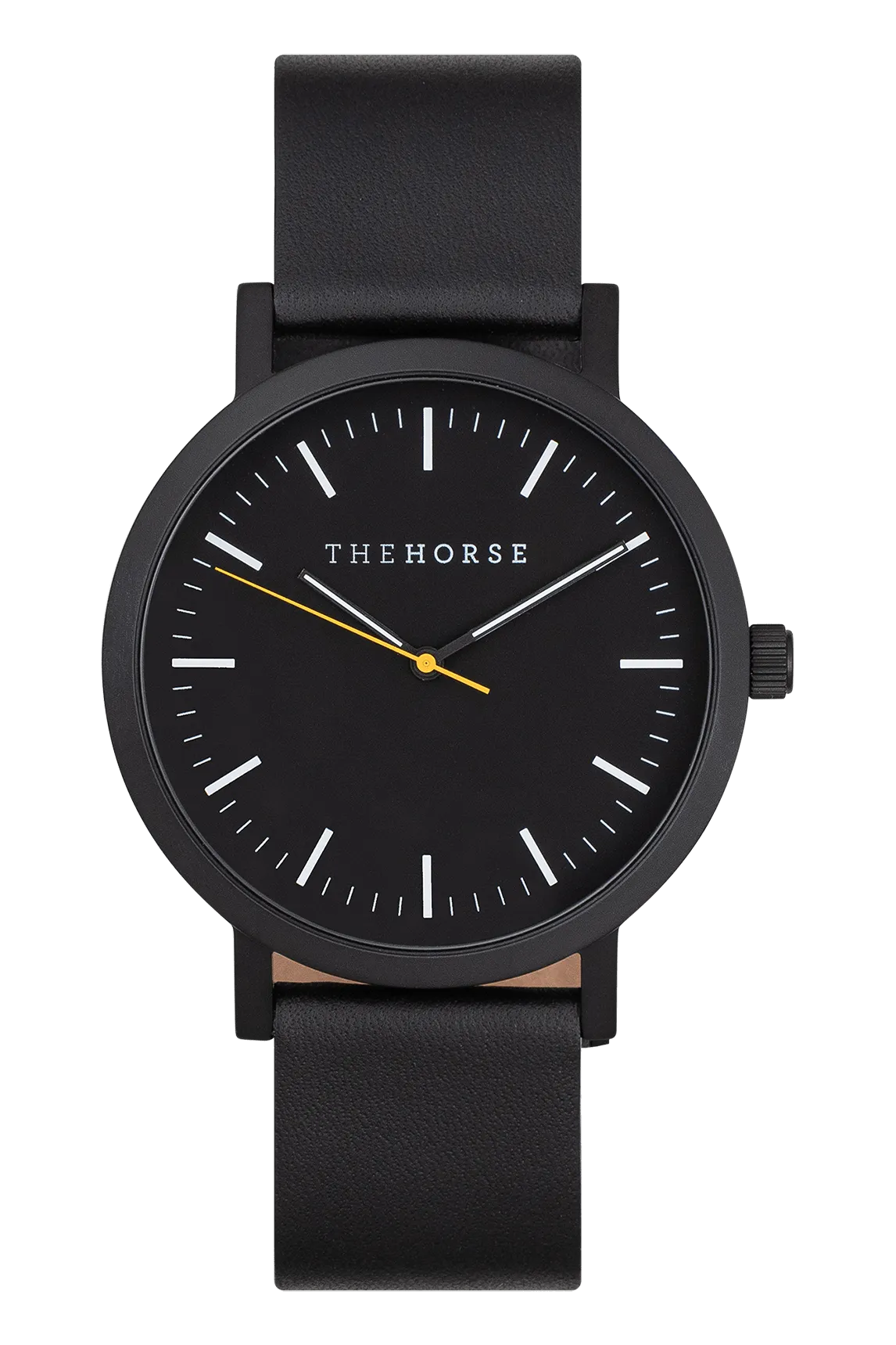 THE HORSE ORIGINAL WATCH - BLACK/YELLOW HAND