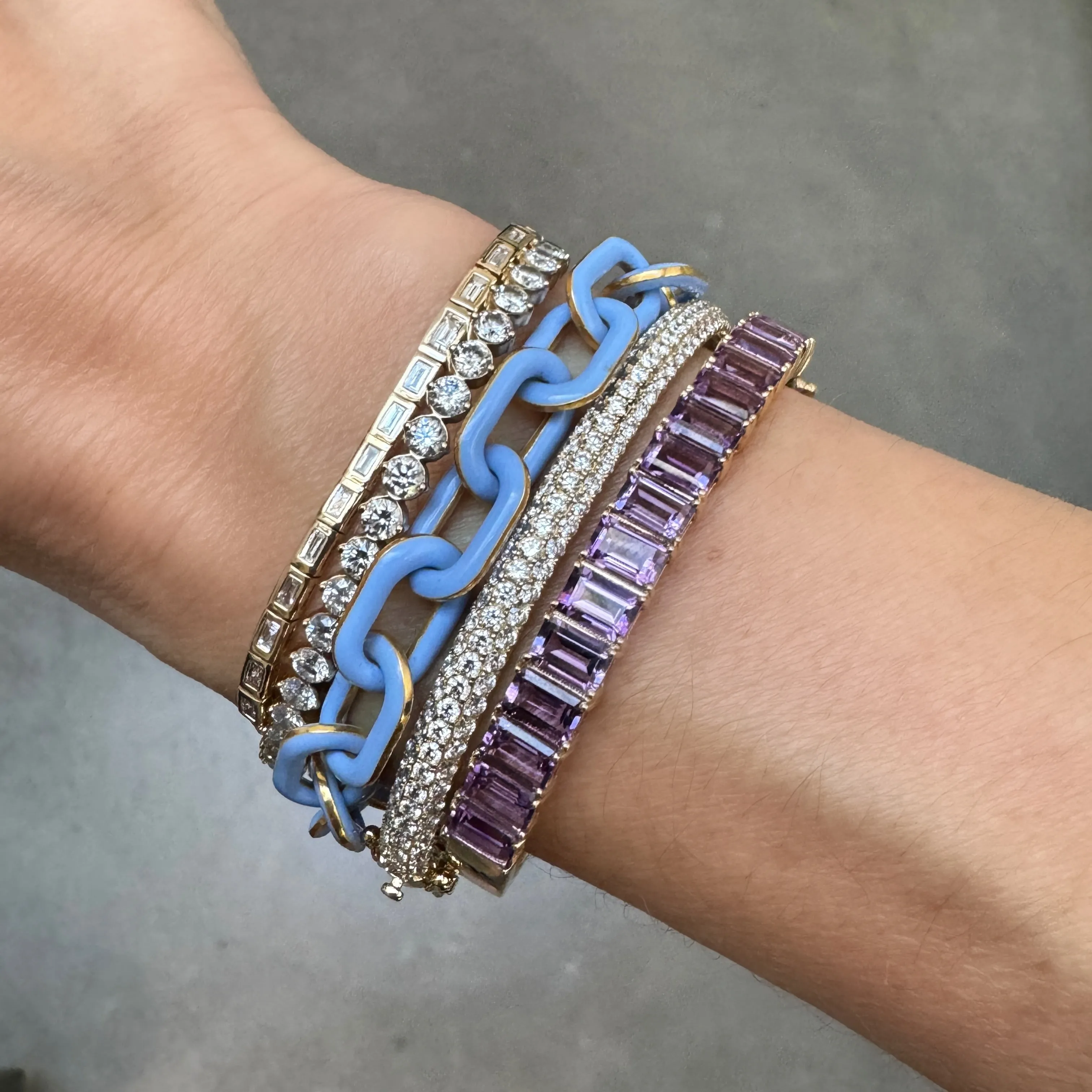 The Minnie Enamel Chain Bracelet