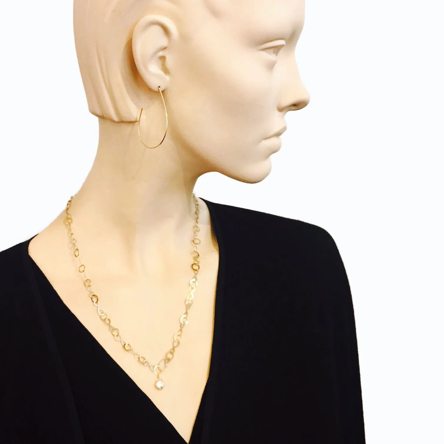 The Small Lace Link Necklace