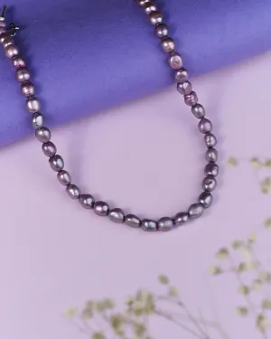 The Splashy Sleet Pearl Necklace