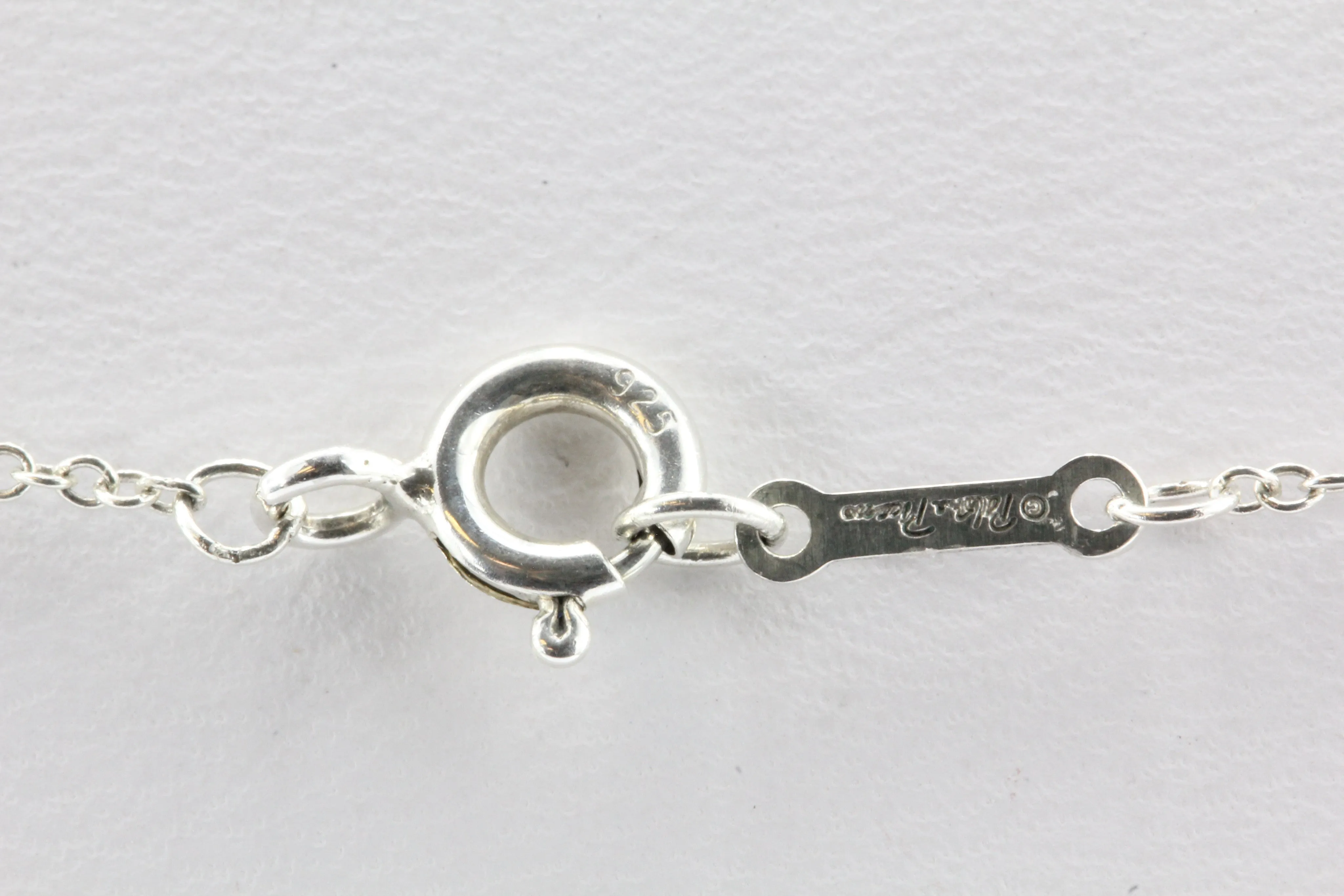Tiffany & Co Paloma Picasso Sterling Silver Olive Branch Necklace