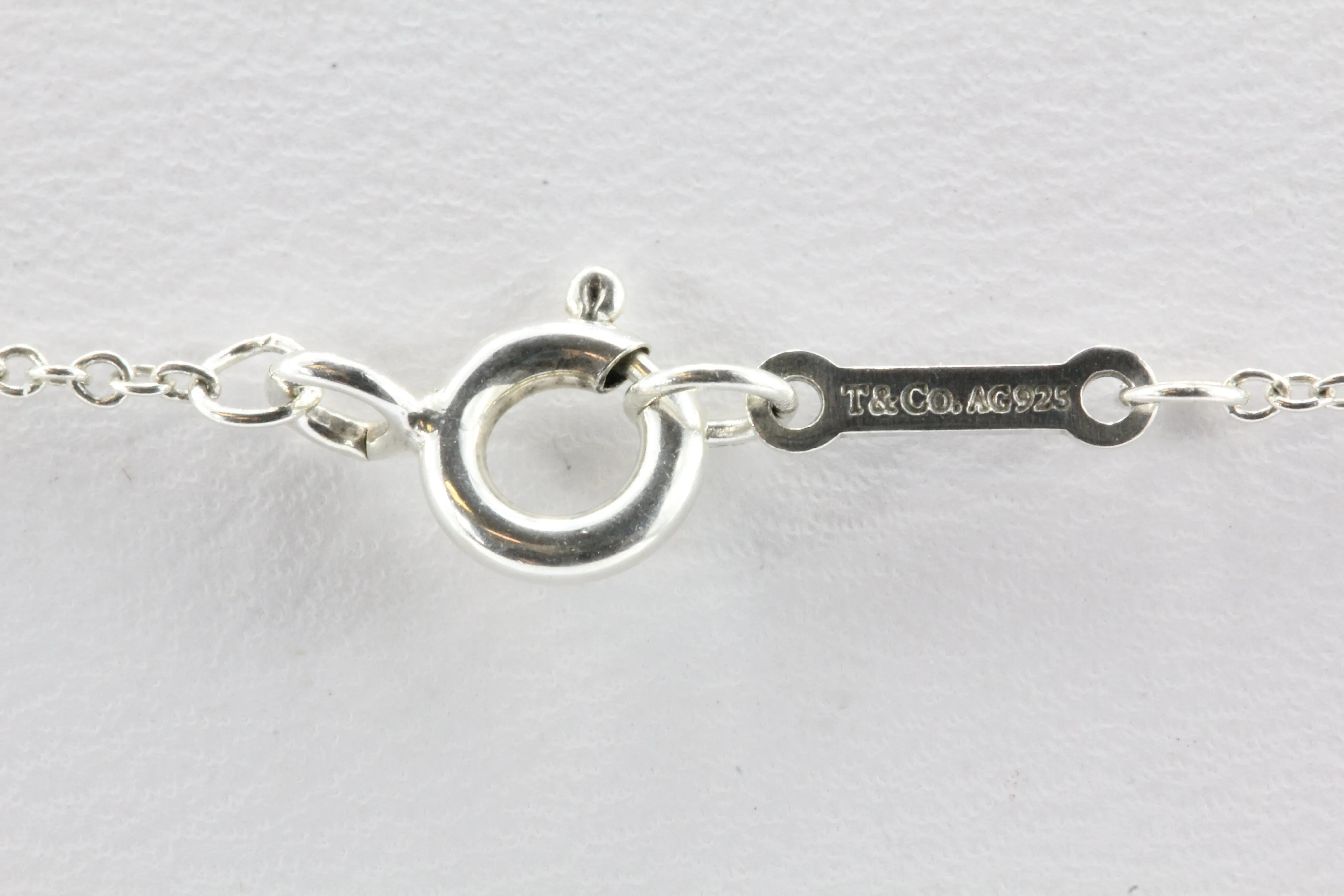 Tiffany & Co Paloma Picasso Sterling Silver Olive Branch Necklace