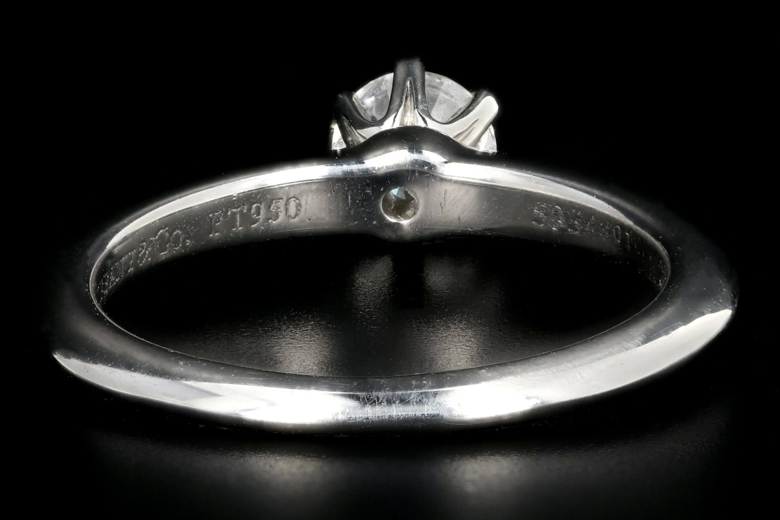 Tiffany & Co Platinum Diamond Solitaire Engagement Ring