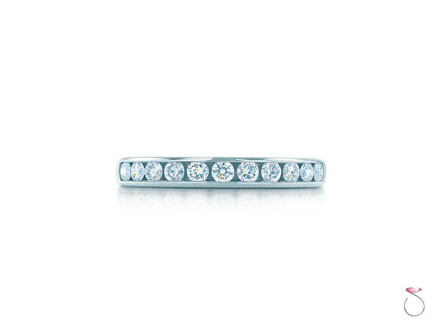 Tiffany & Co Platinum Diamond Wedding Band