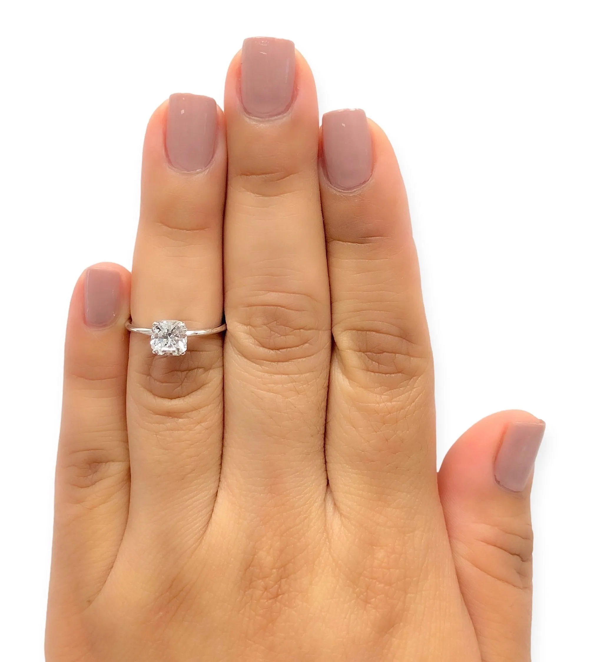 Tiffany & Co. Platinum True Cut Diamond Engagement Ring 1.04ct I VVS1