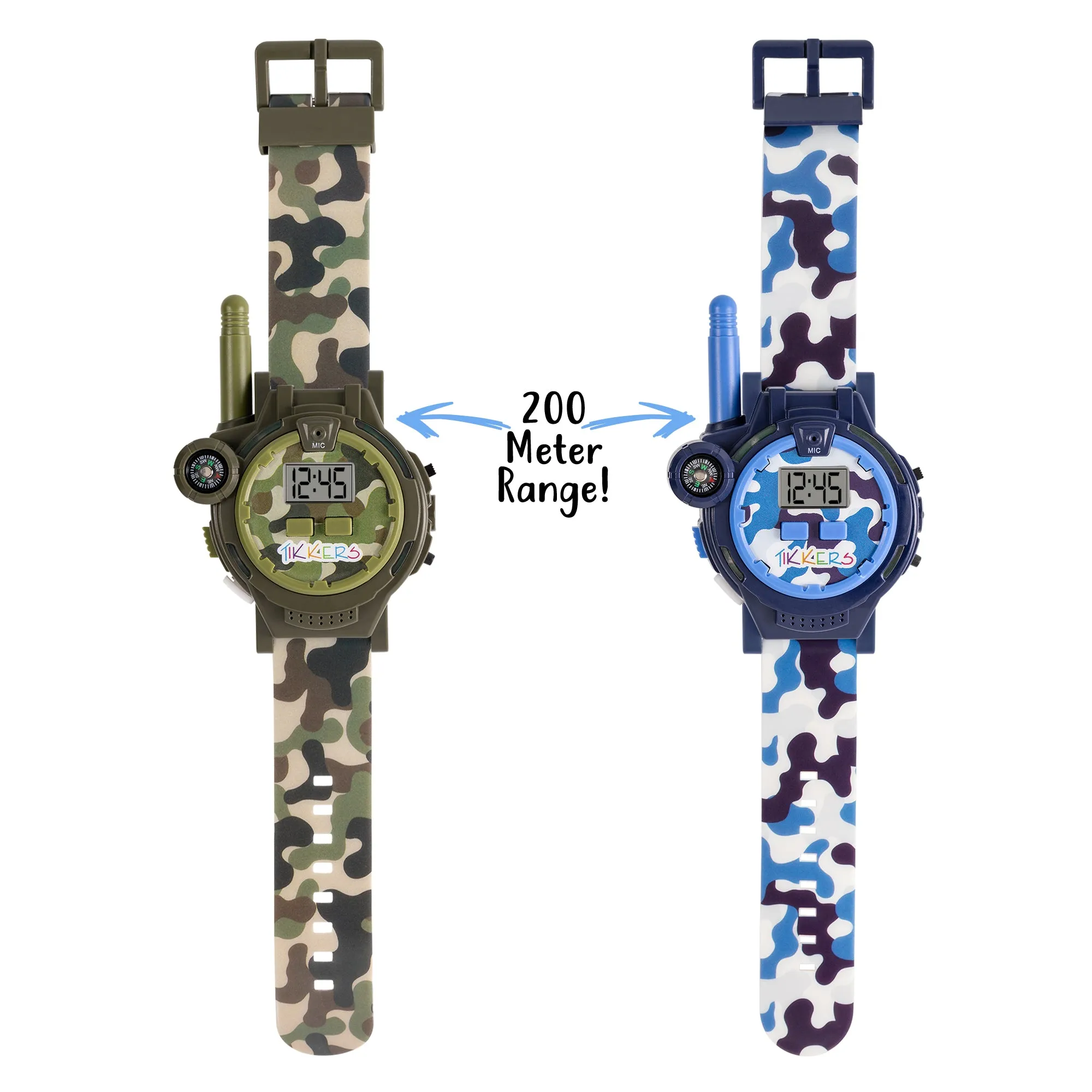 Tikkers Unisex Walkie Talkie Watch Set