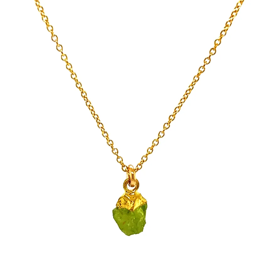 Tiny Stone Chunk Necklace