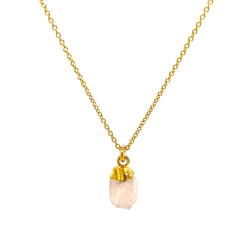 Tiny Stone Chunk Necklace