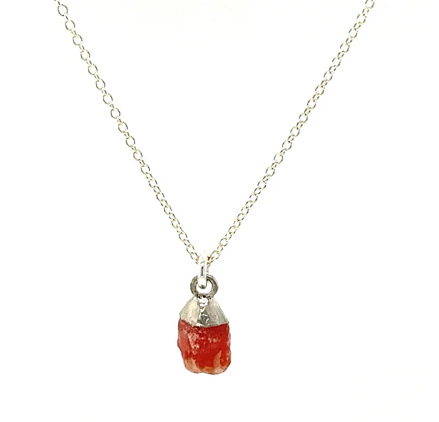 Tiny Stone Chunk Necklace