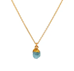 Tiny Stone Chunk Necklace