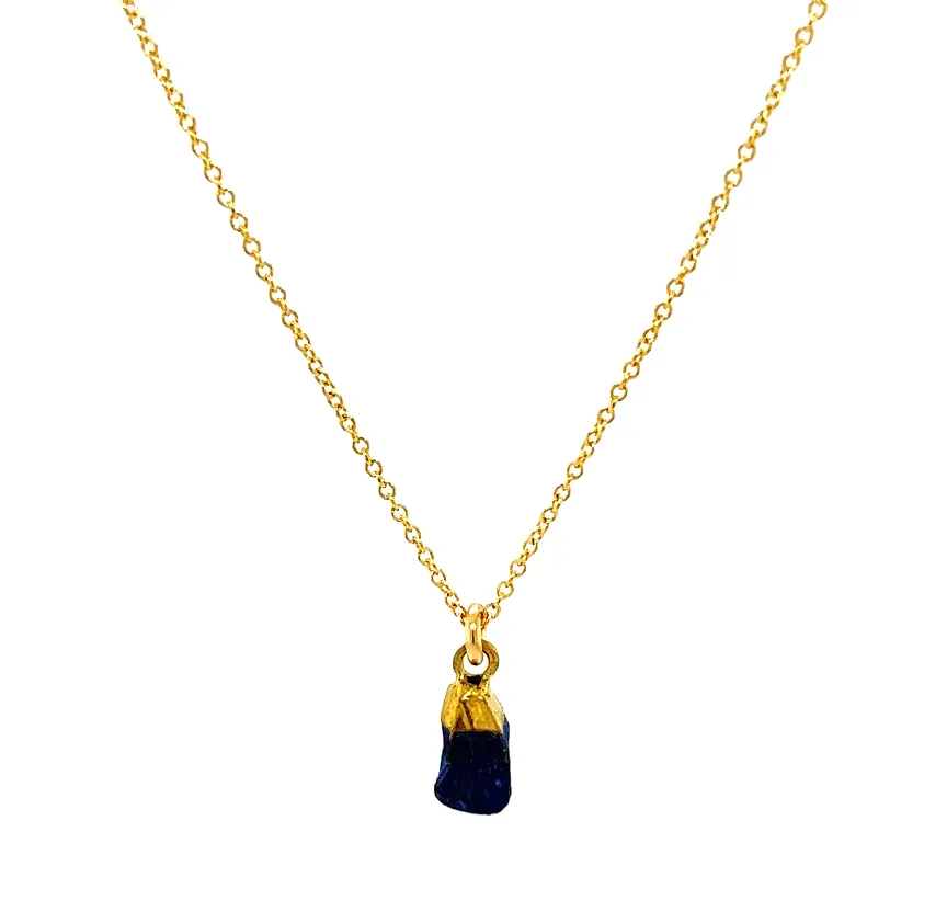 Tiny Stone Chunk Necklace