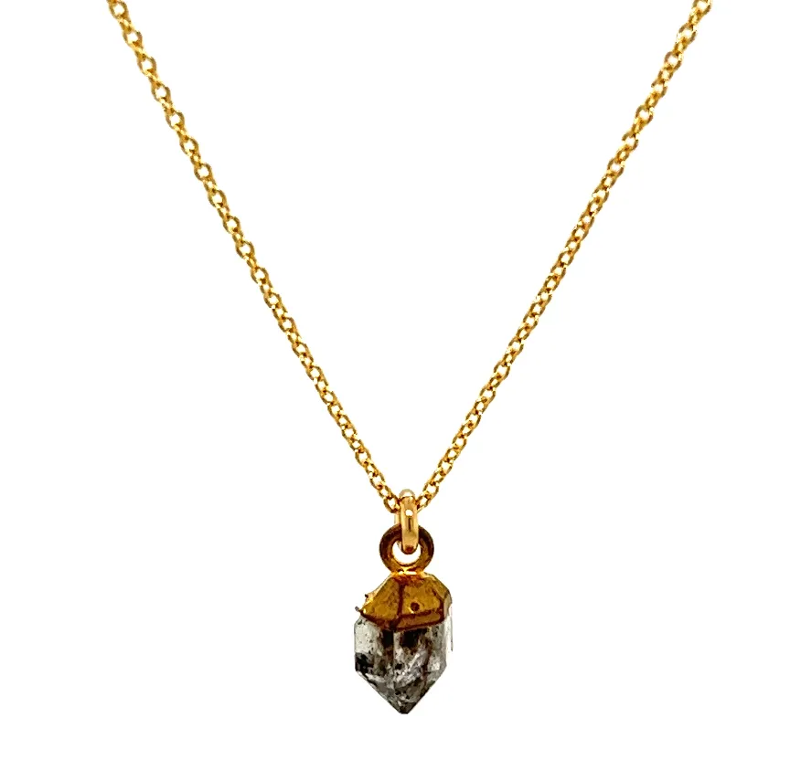 Tiny Stone Chunk Necklace