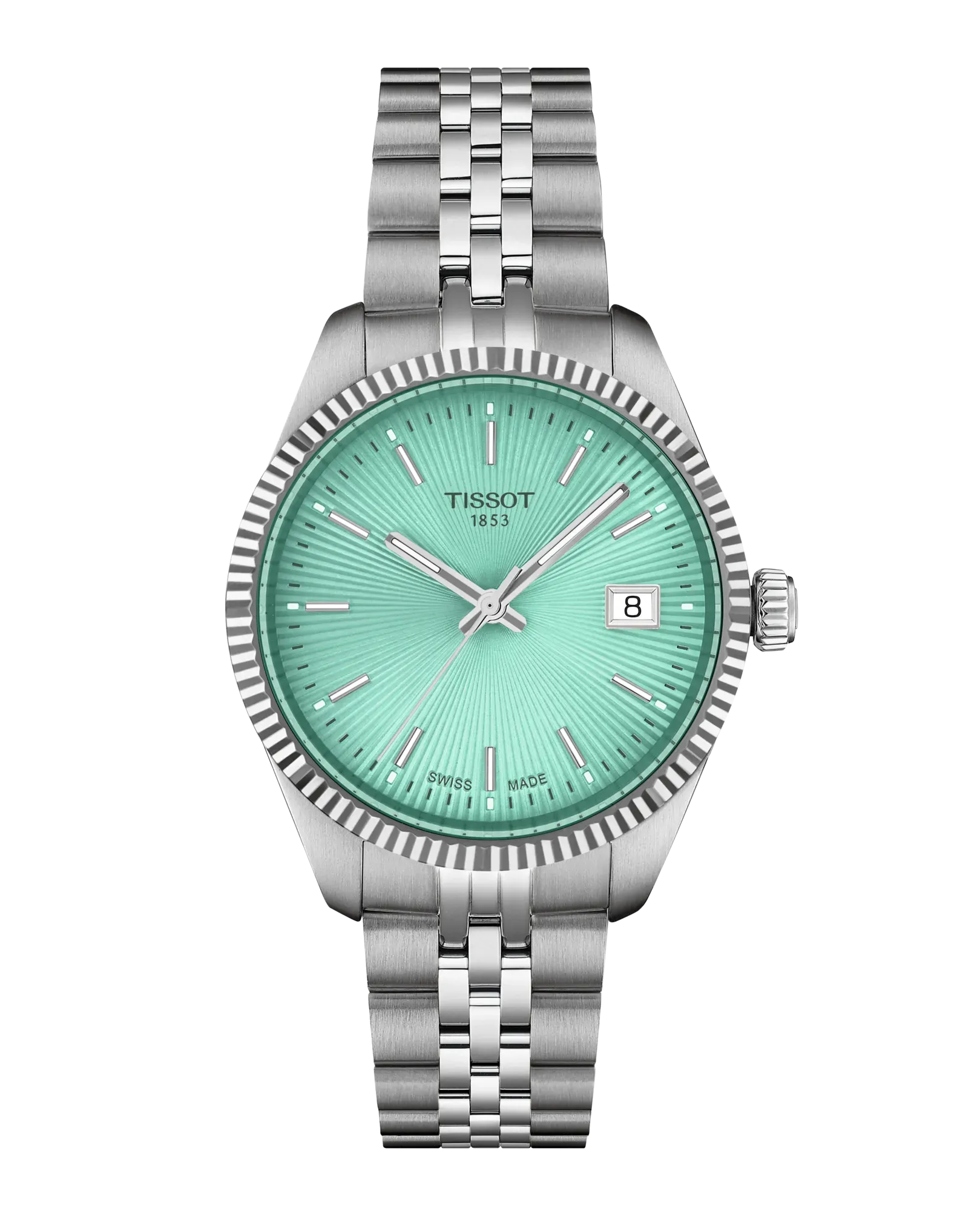 Tissot Ballade green Dial women's watch T156.210.11.091.00