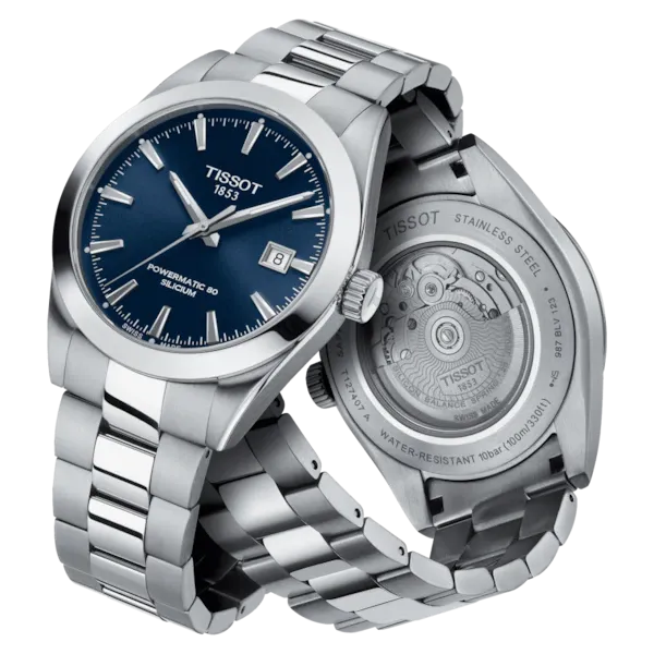 TISSOT GENTLEMAN POWERMATIC 80 SILICIUM BLUE