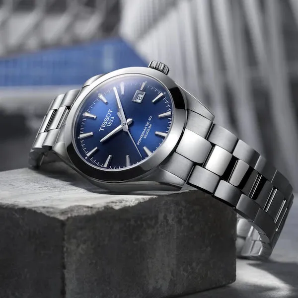 TISSOT GENTLEMAN POWERMATIC 80 SILICIUM BLUE