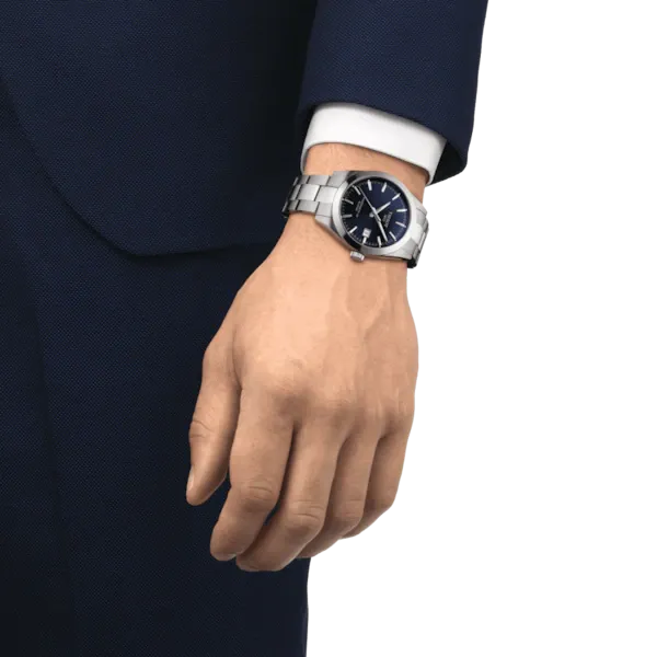 TISSOT GENTLEMAN POWERMATIC 80 SILICIUM BLUE