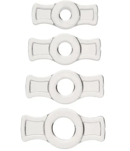 Titanmen Tools Cock Ring Set - Clear