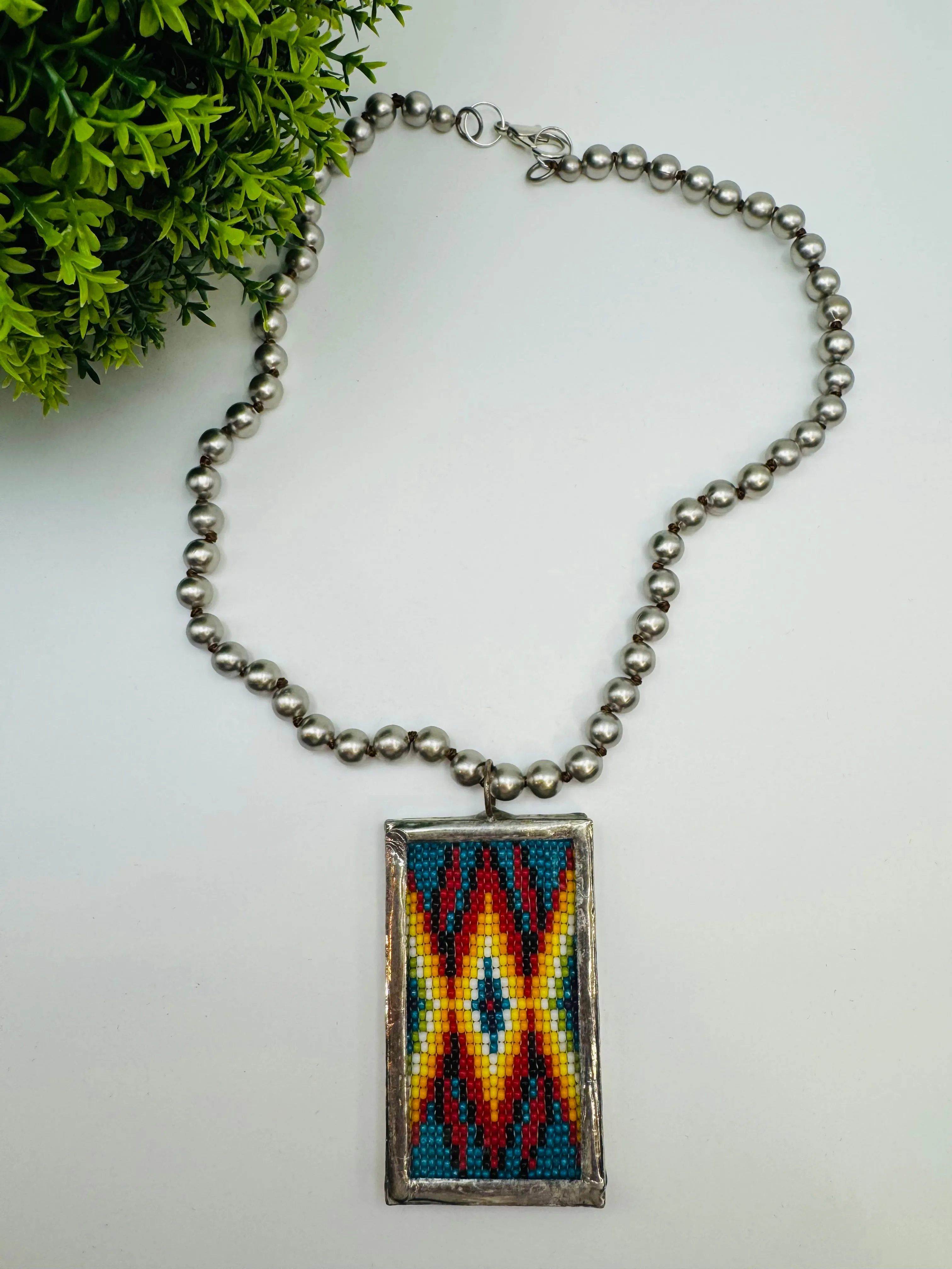 Tribal Frame Necklaces