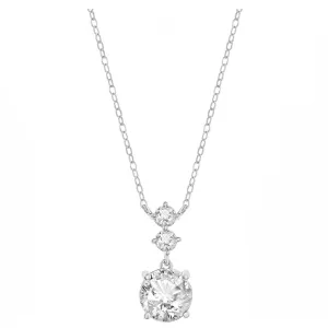 Triple Round Sparkle Drop Necklace