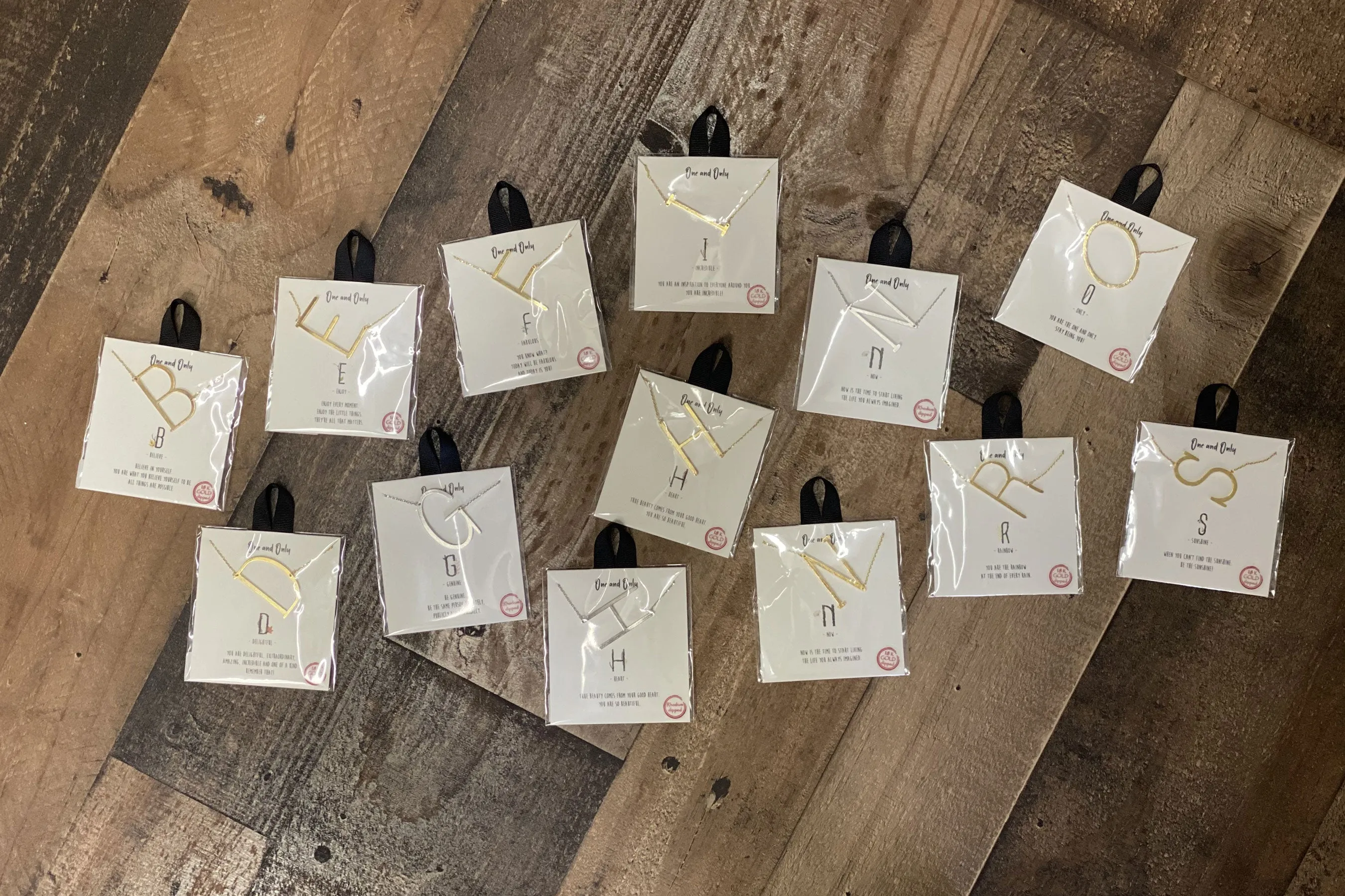 True to You Large Initial Necklace