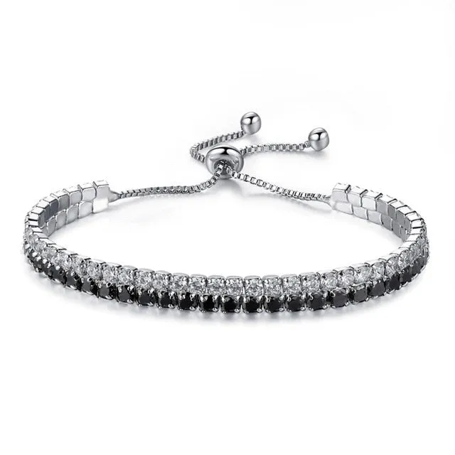 UMODE 4 Colors Fashion Cubic Zirconia Tennis Bracelet & Bangles For Women Gifts New Luxury  Armbanden Voor Vrouwen Bijoux UB0124