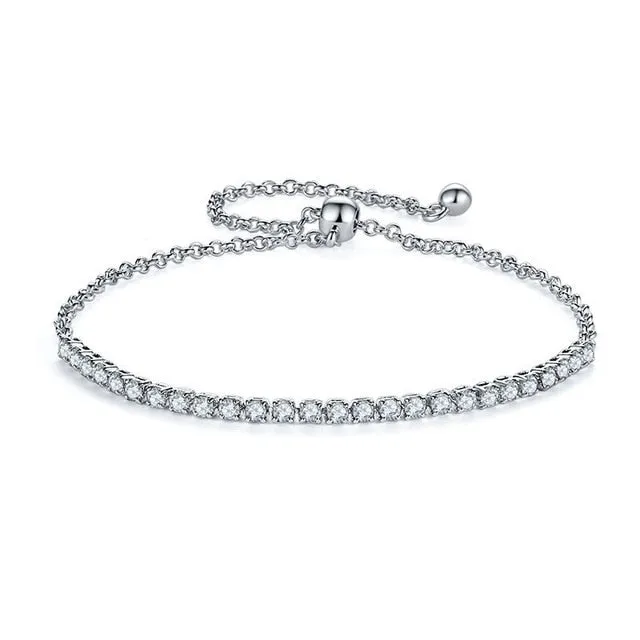UMODE 4 Colors Fashion Cubic Zirconia Tennis Bracelet & Bangles For Women Gifts New Luxury  Armbanden Voor Vrouwen Bijoux UB0124