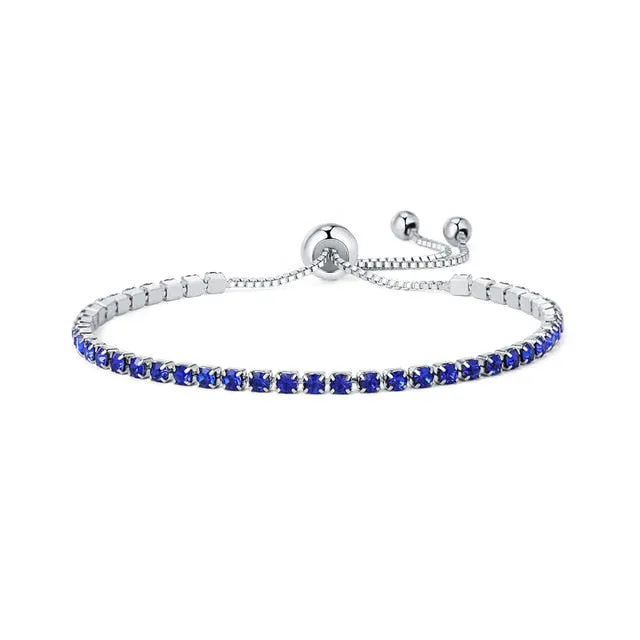 UMODE 4 Colors Fashion Cubic Zirconia Tennis Bracelet & Bangles For Women Gifts New Luxury  Armbanden Voor Vrouwen Bijoux UB0124