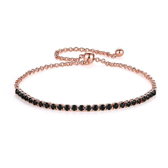 UMODE 4 Colors Fashion Cubic Zirconia Tennis Bracelet & Bangles For Women Gifts New Luxury  Armbanden Voor Vrouwen Bijoux UB0124