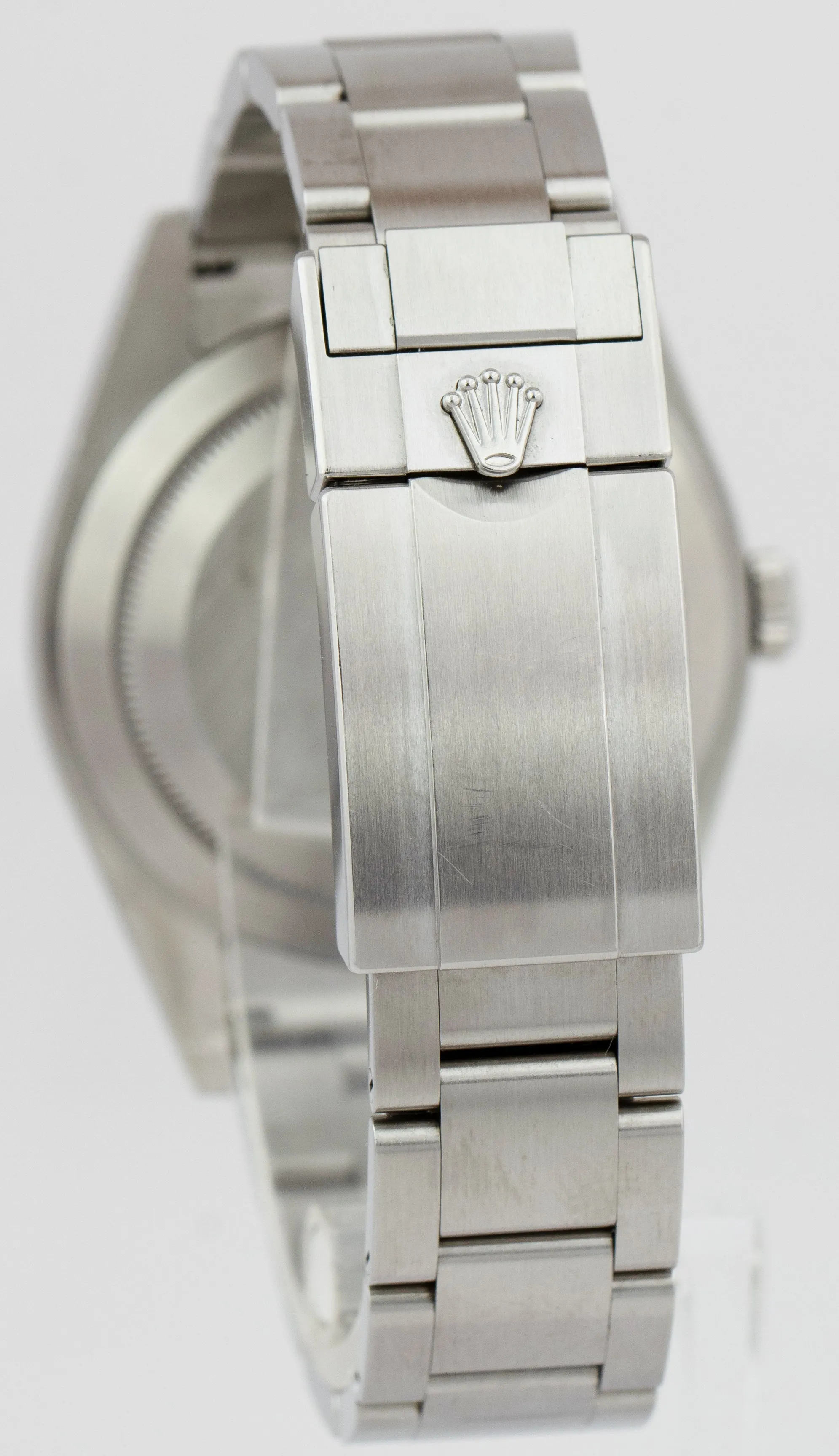 UNPOL Rolex Explorer I Black 369 FULL LUME MK2 Stainless Steel 39mm 214270 Watch