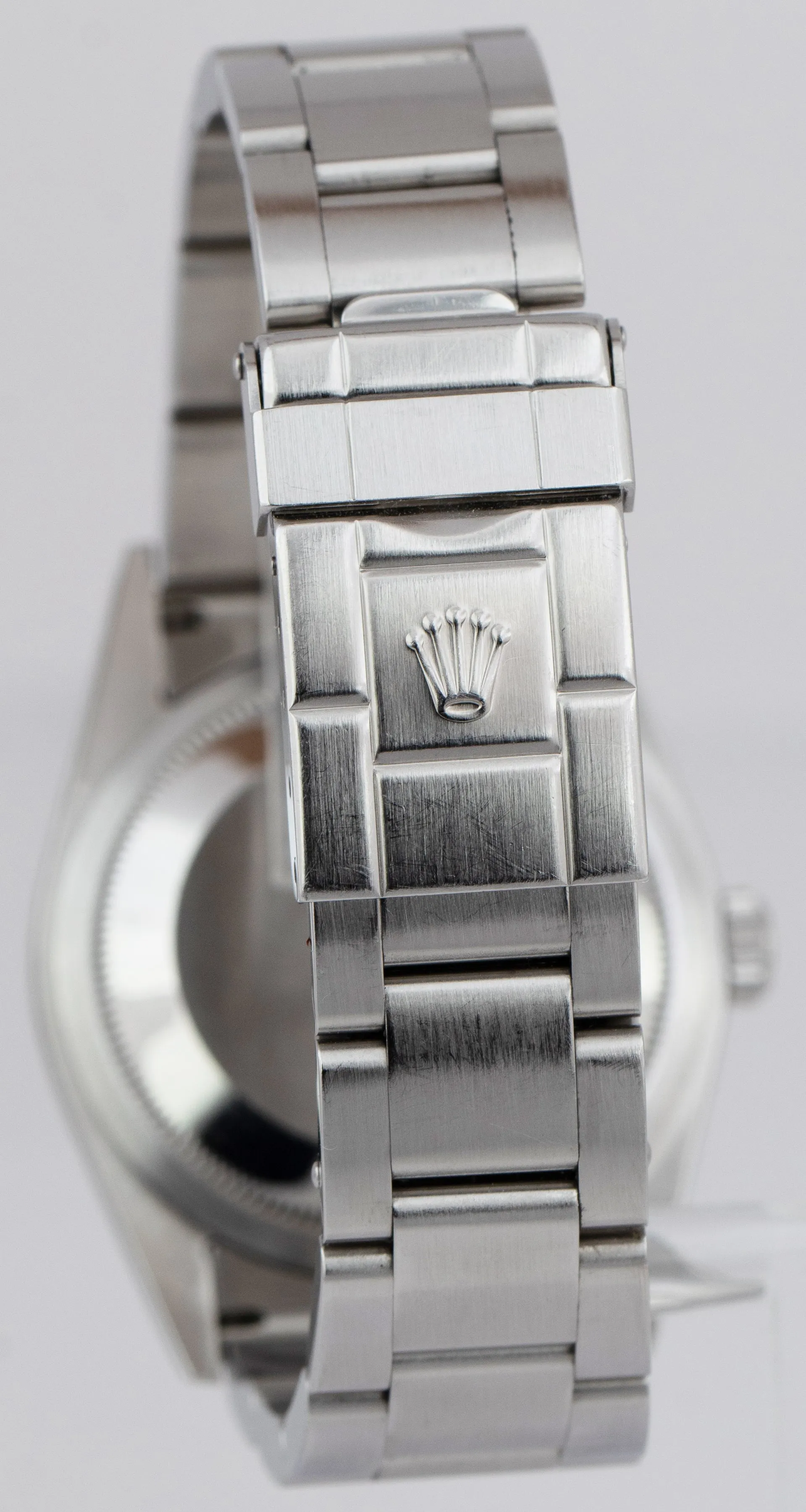 UNPOLISHED Rolex Explorer I Black Stainless Steel 114270 36mm Watch BOX PAPERS