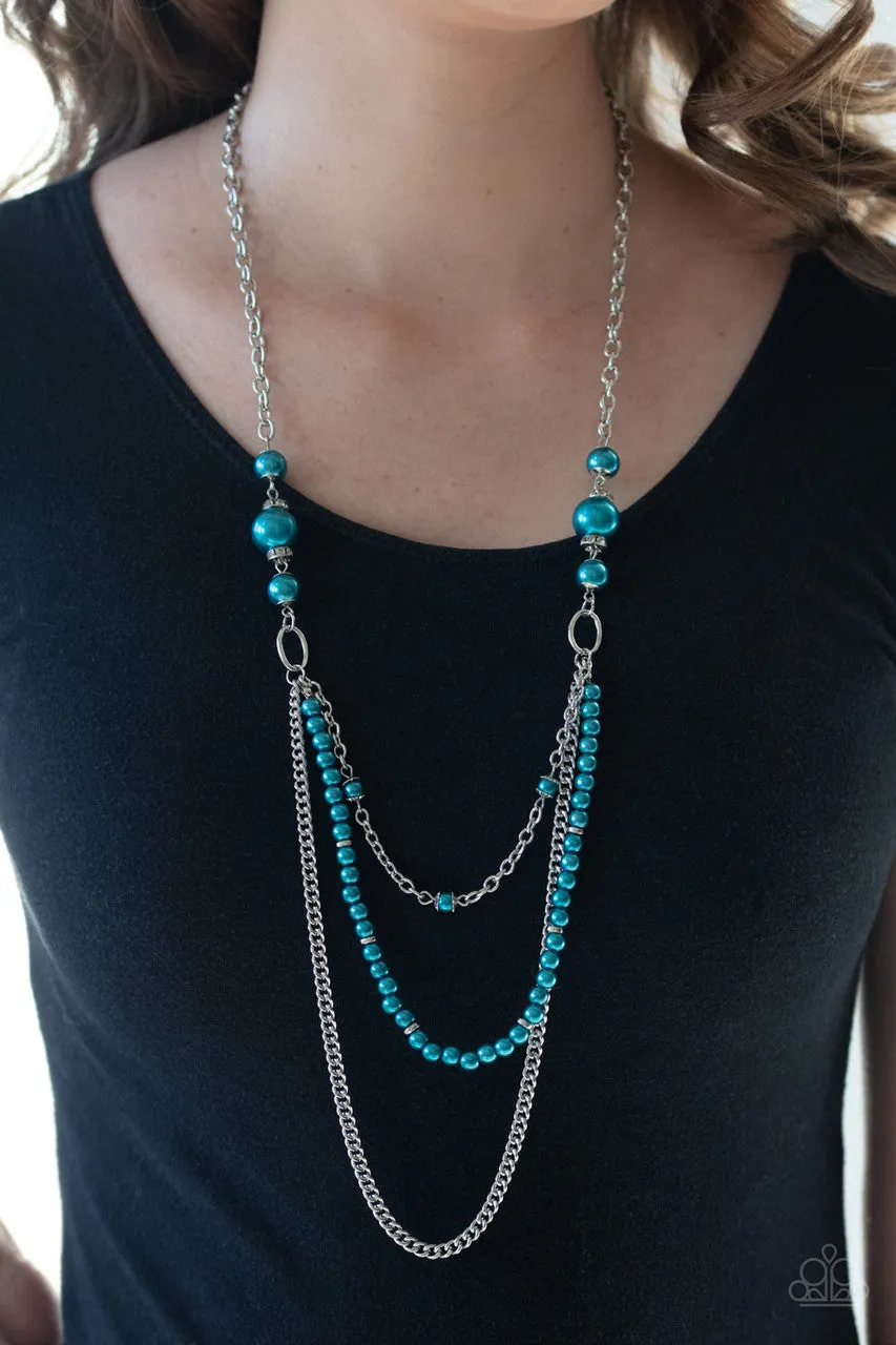 Very Vintage Blue Paparazzi Necklace