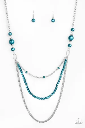 Very Vintage Blue Paparazzi Necklace