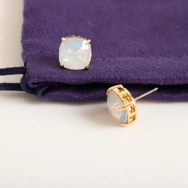 Vintage Crystal Stud Earrings