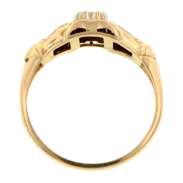Vintage Diamond Engagement Ring, SC 0.03ct