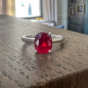 Vintage Ruby & Diamond Ring