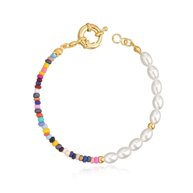 Vintage Style 6mm pearl Choker Necklace for Women