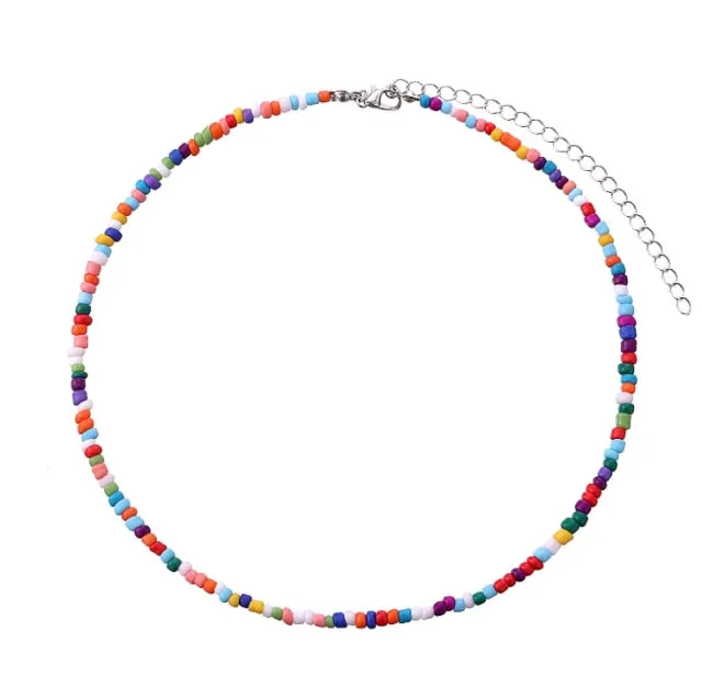Vintage Style 6mm pearl Choker Necklace for Women