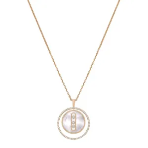 WHITE MOTHER-OF-PEARL LUCKY MOVE MM