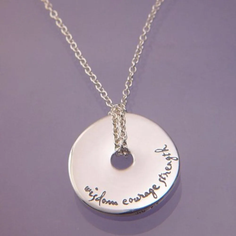 Wisdom Courage Strength Necklace