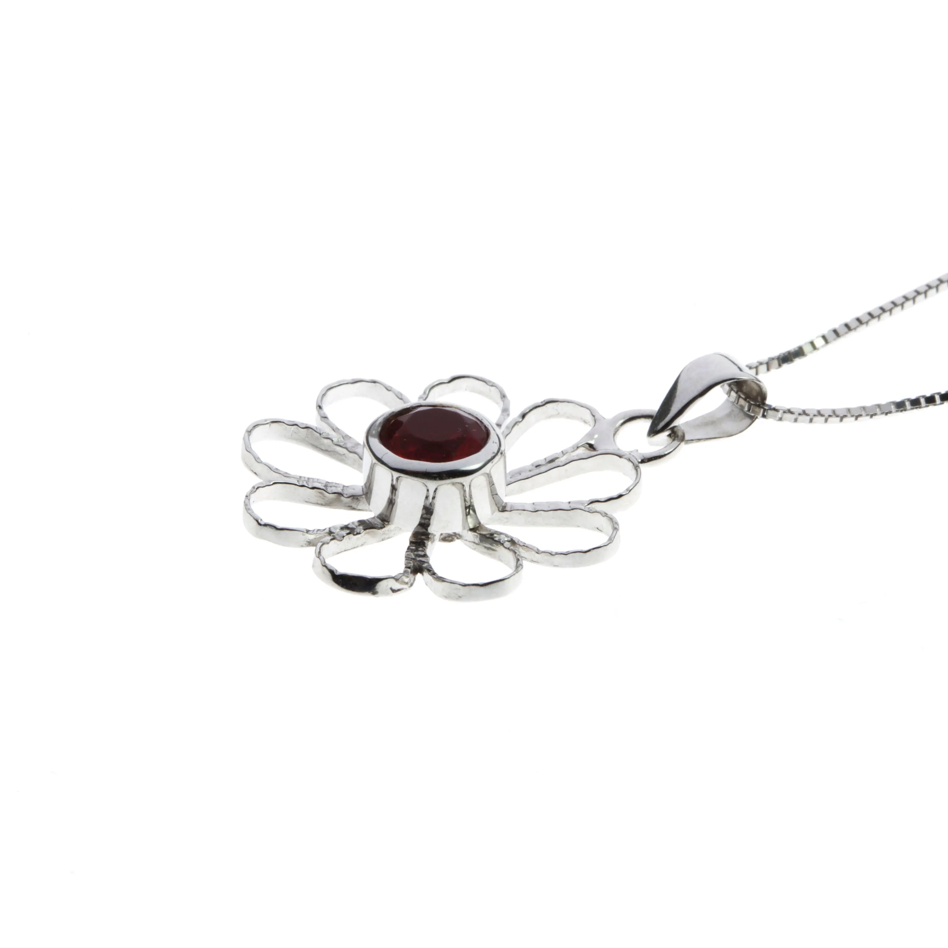 with red zirconia stone