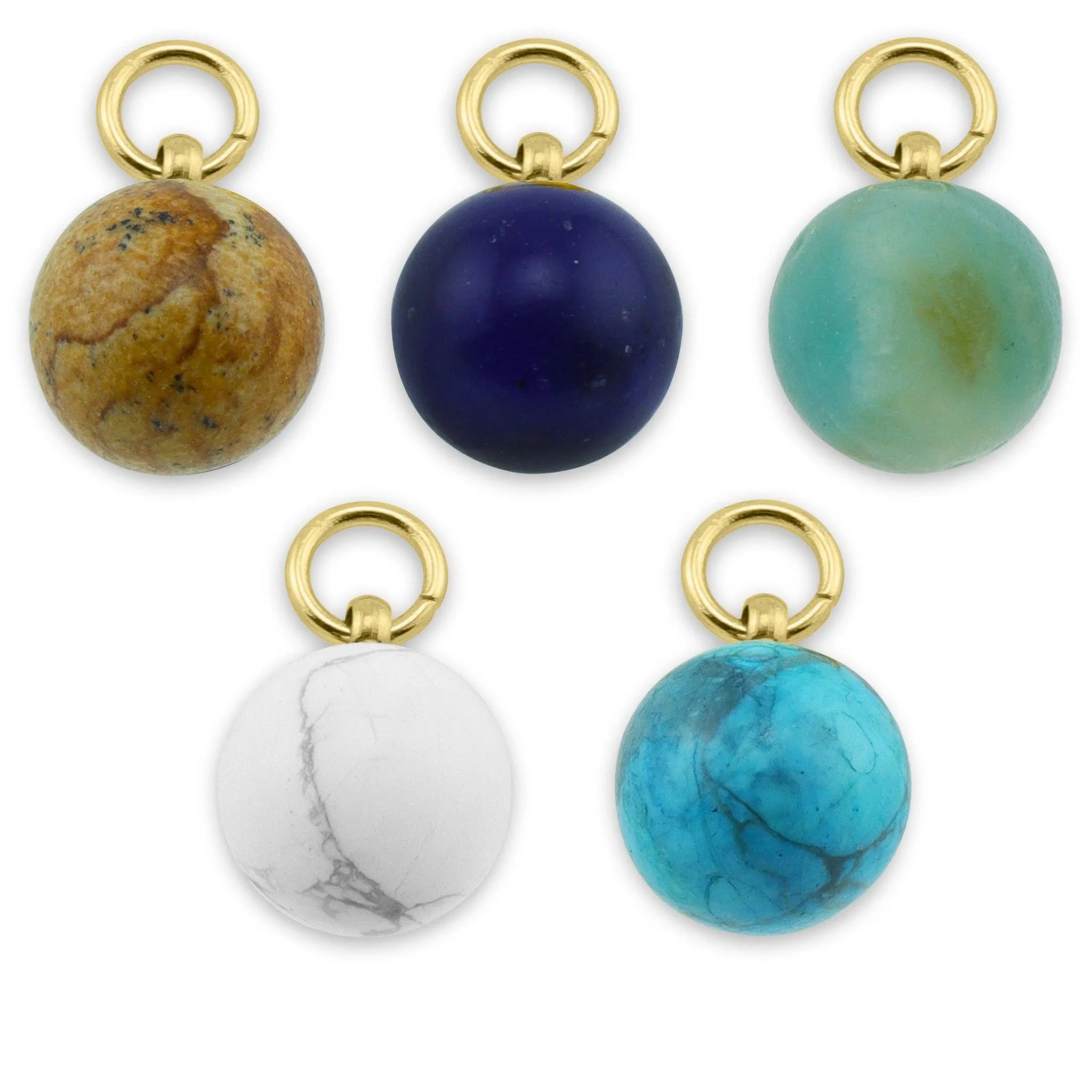 WJW - Semi Precious Natural Stone Charms