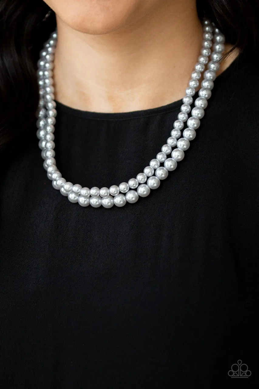 Woman of the Century Silver Paparazzi Necklace