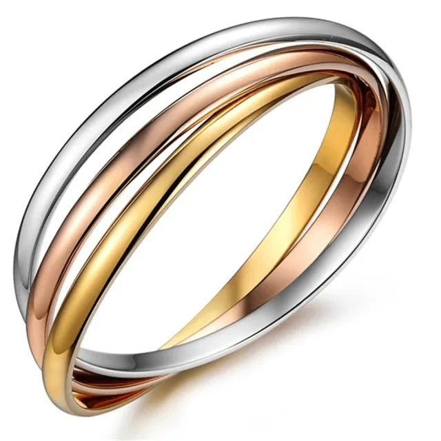 Women Bracelet Chains Stainless Steel 3 Color Set Bracelets Bangles Accessory Carter Bracelets Wholesale 2022 New Trend Jewelry