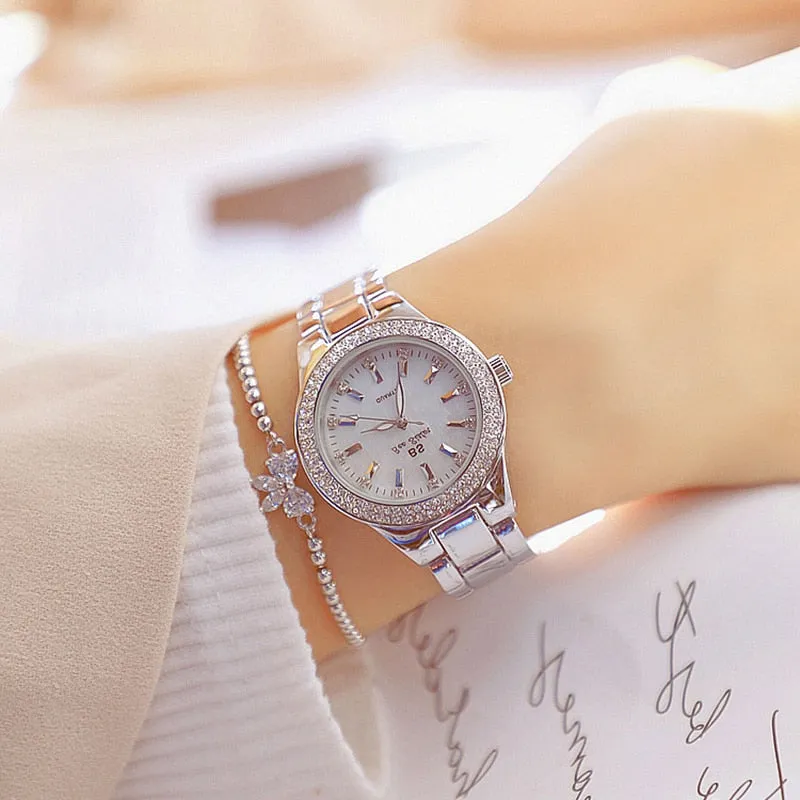 Women's Crystal Patterned Watch