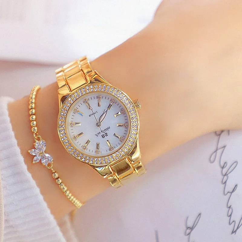 Women's Crystal Patterned Watch