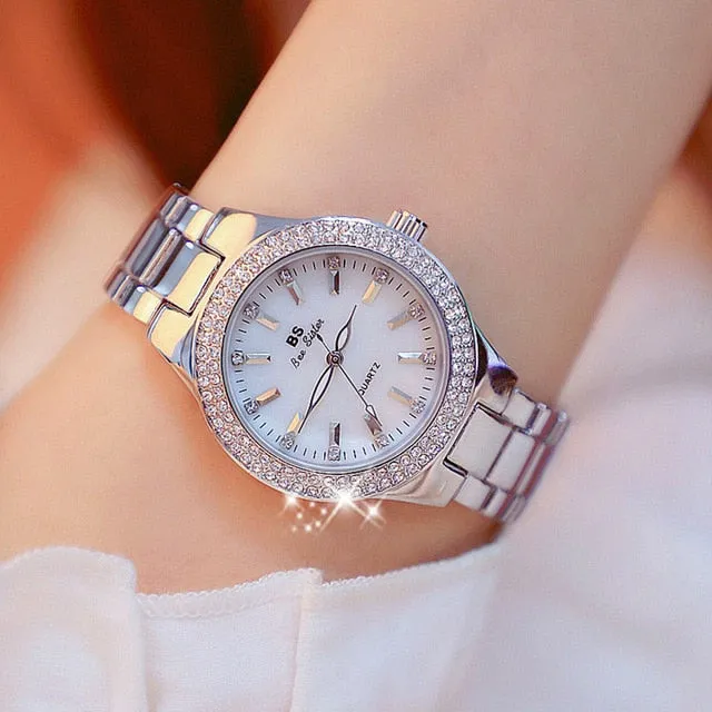 Women's Crystal Patterned Watch