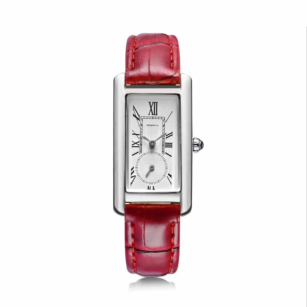 Women's Rectangular Dial Elegant Watches