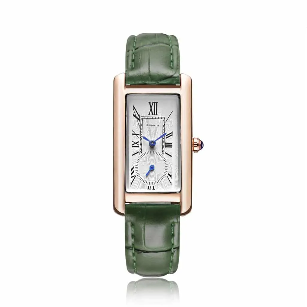Women's Rectangular Dial Elegant Watches